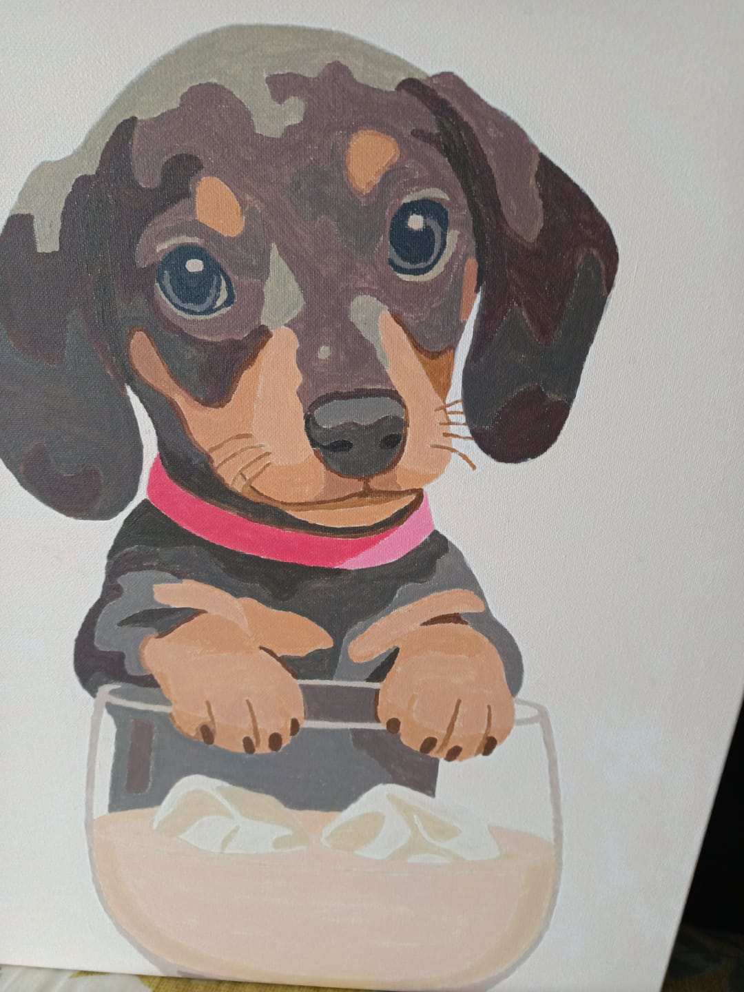 Customer photo review of Mi Salchicha Favorita (Pintura por Números) 40x50 cm
