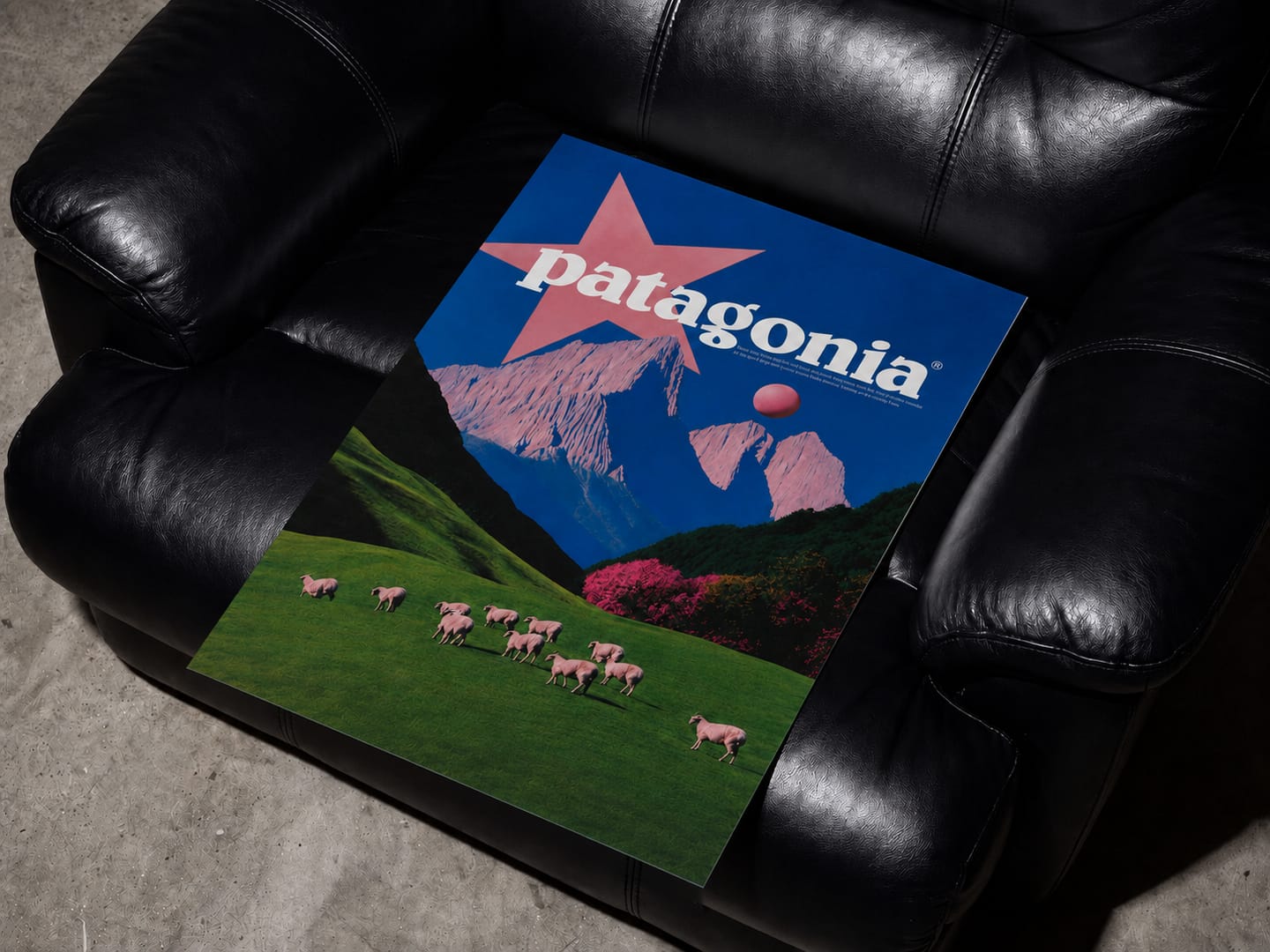 Customer photo review of Pastel Horizons Patagonia Wall Art