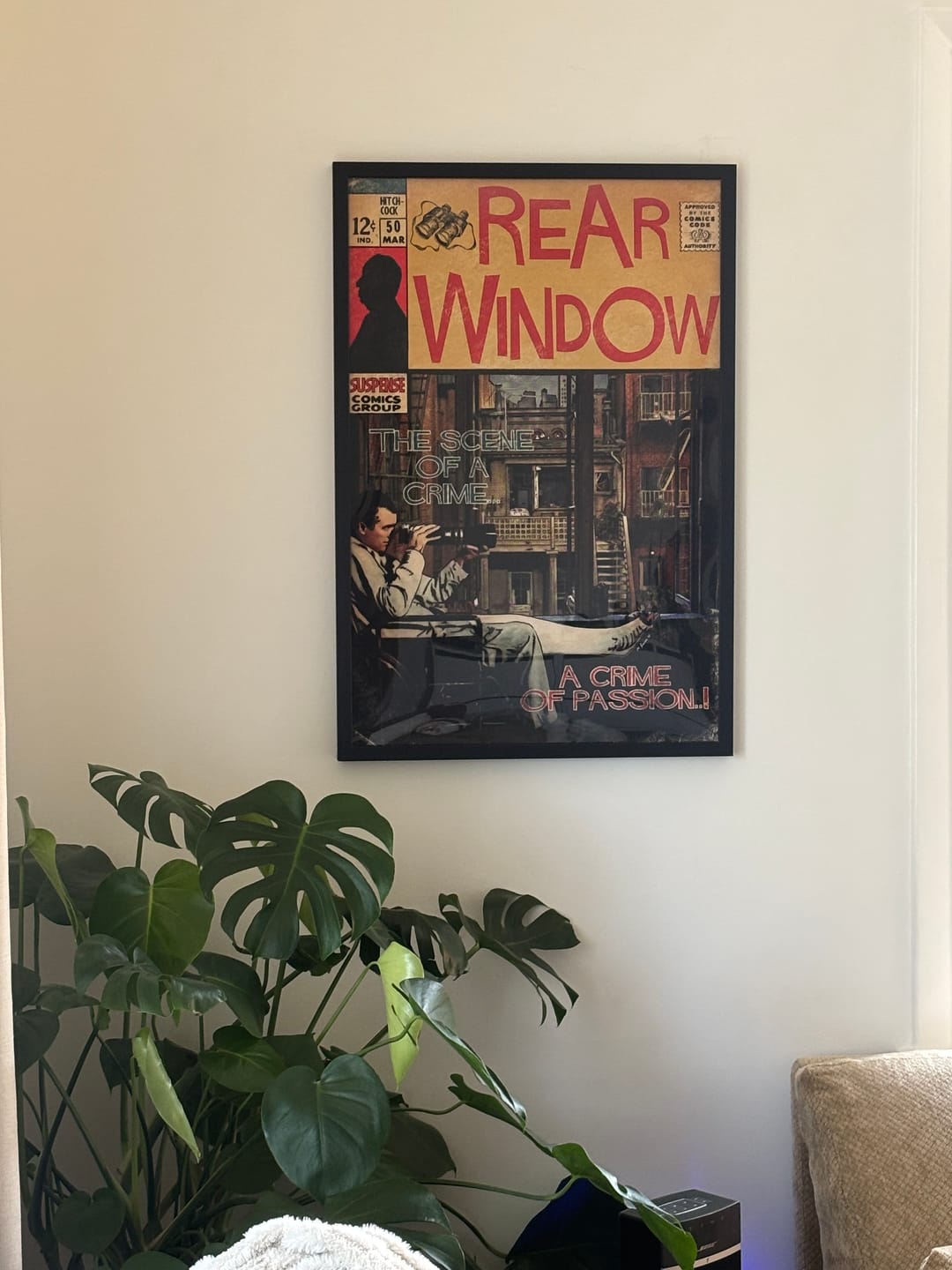 Customer photo review of Hitchcock - Rear Window - Premium Matte Vertical Poster
