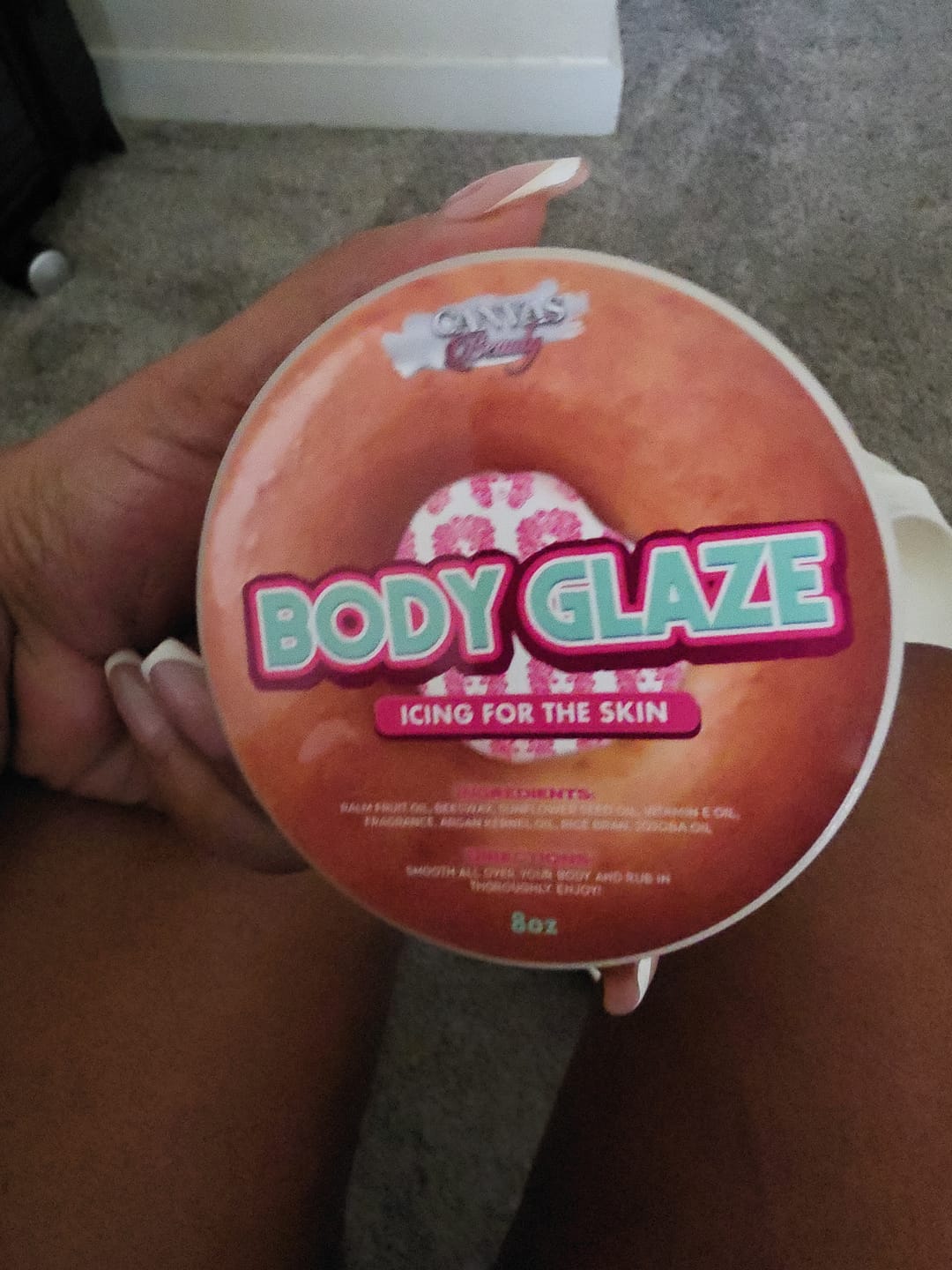 Customer photo review of BODY GLAZE: GLAZED DONUT