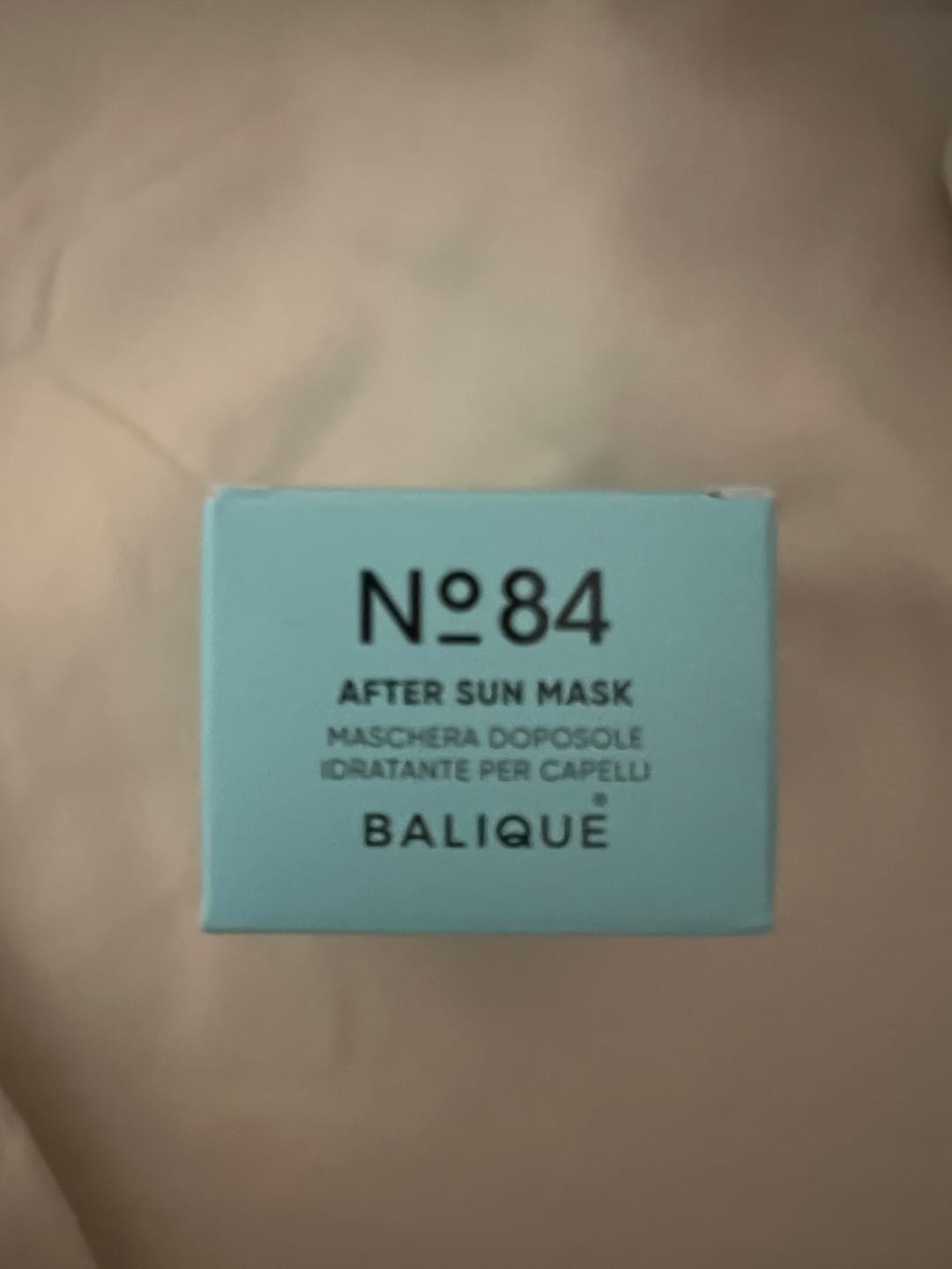 Customer photo review of N°84 - AFTER SUN MASK - TRAVEL SIZE