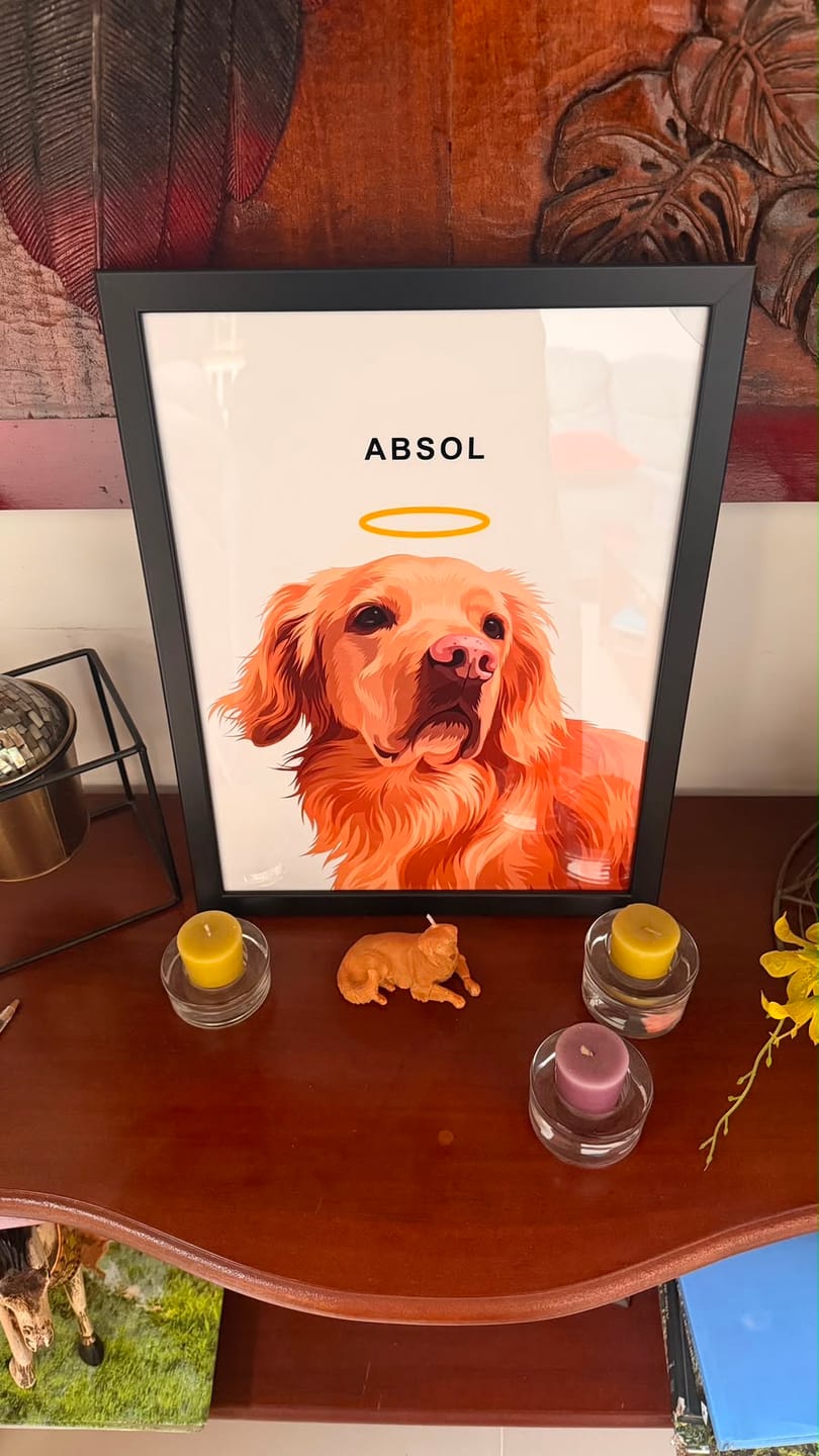 Customer photo review of Retrato Personalizado
