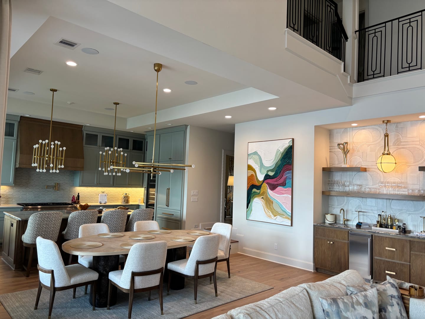 Customer photo review of Primal Flow – Wabi-sabi Heavy Impasto Abstract Painting | Modern Minimalist Entryway Art