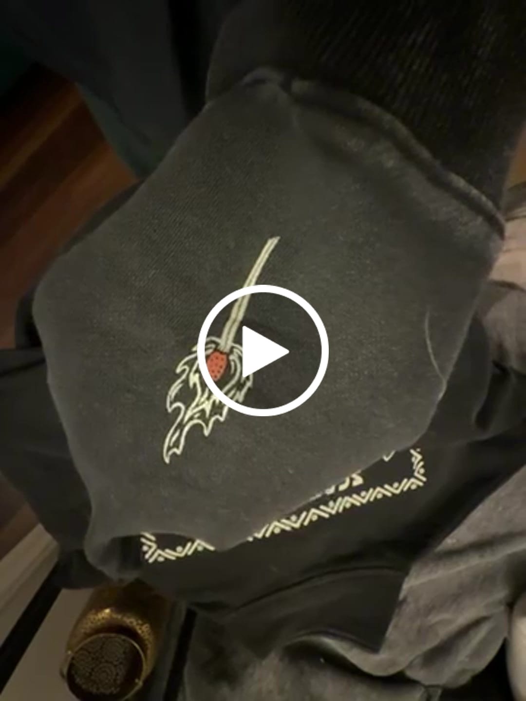 Customer video review of Scaredy Cat 1/4 Zip Sweater