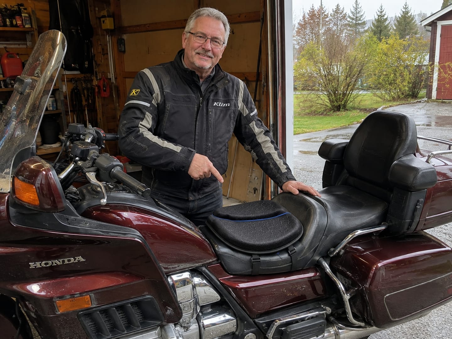 Customer photo review of 100% Gel Rider Cushion