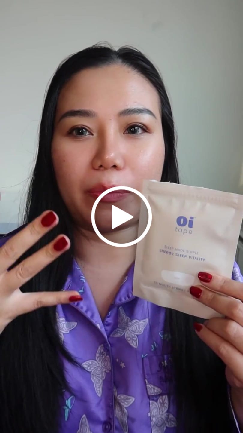 Customer video review of oi tape™ Mouth Tape