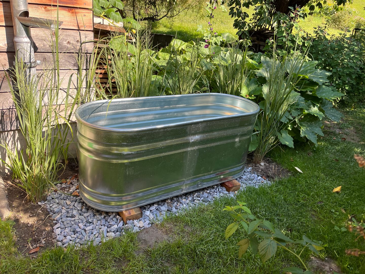 Customer photo review of Eisbad Stahlwanne