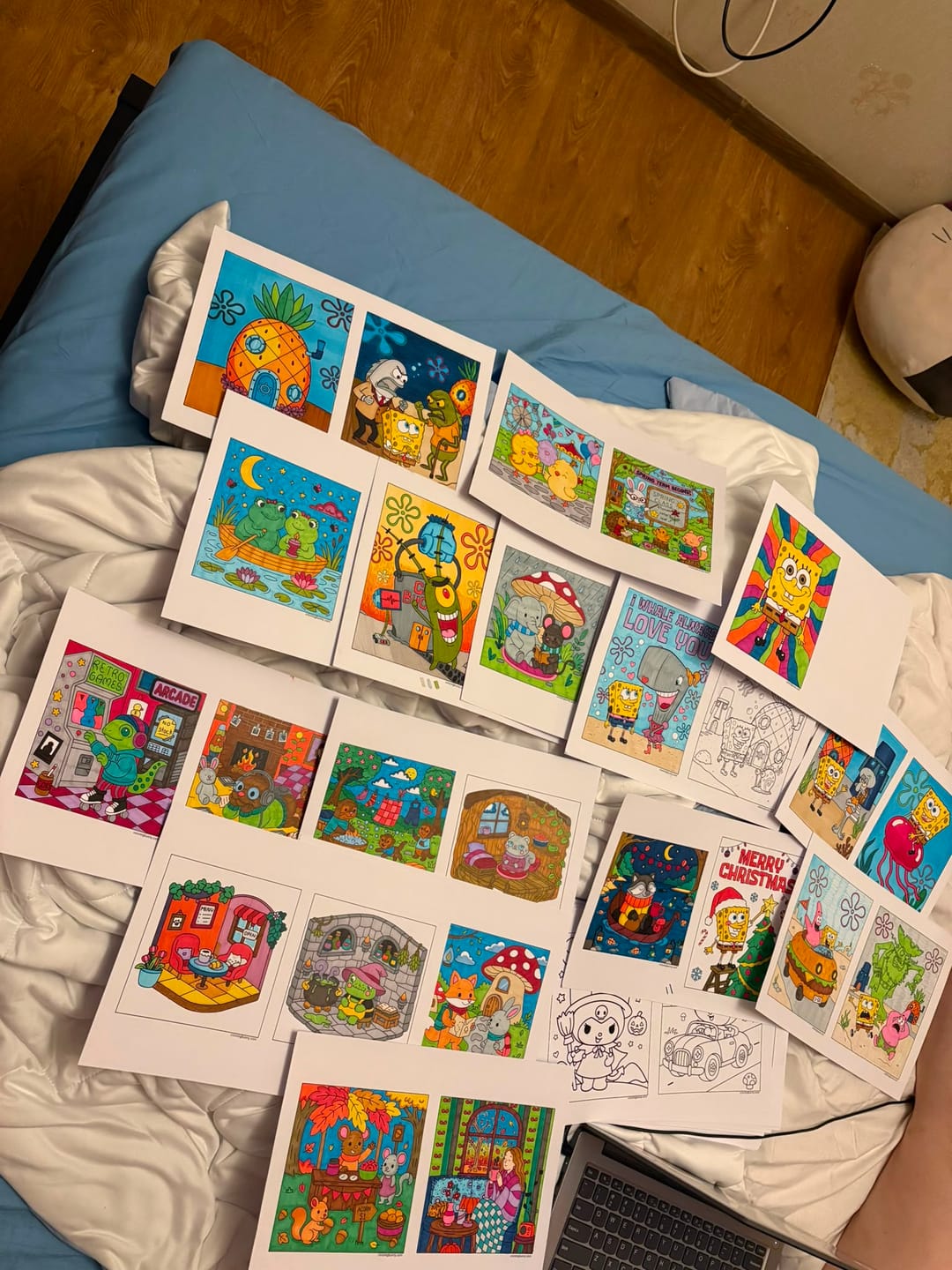 Customer photo review of Ohuhu Kaala Dual Tips Alcohol Art Markers- 60 Colors Illustrations