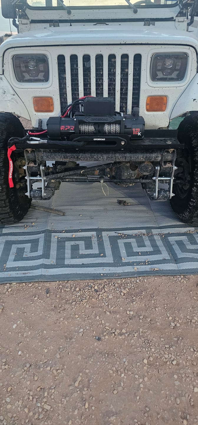Customer photo review of OPENROAD 10,000lbs Electric Winch with Synthetic Rope-Panther Series 3S