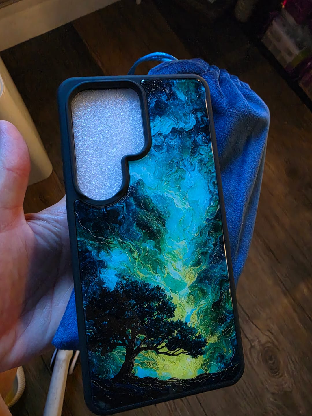 Customer photo review of Galaxy Samsung Galaxy S26 Ultra Case – Cosmic Tide | Qi2 Magnetic