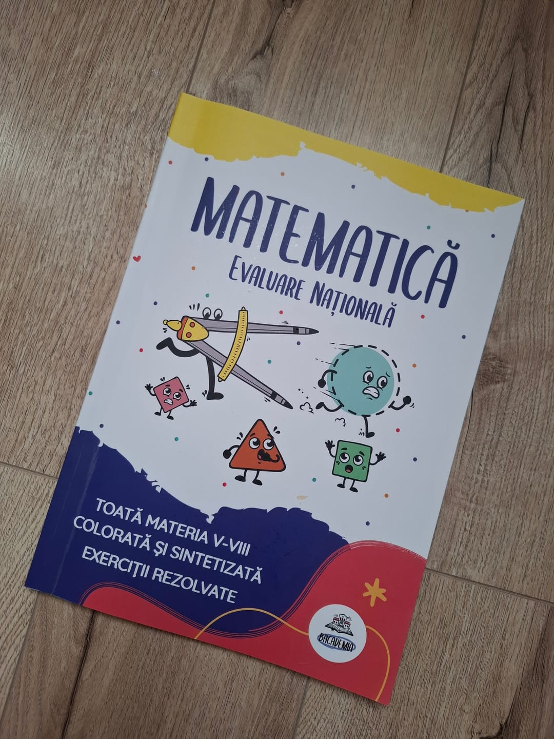 Customer photo review of Carte Matematică Evaluare Națională - Bacademia (Toată Materia V-VIII: Algebră și Geometrie)