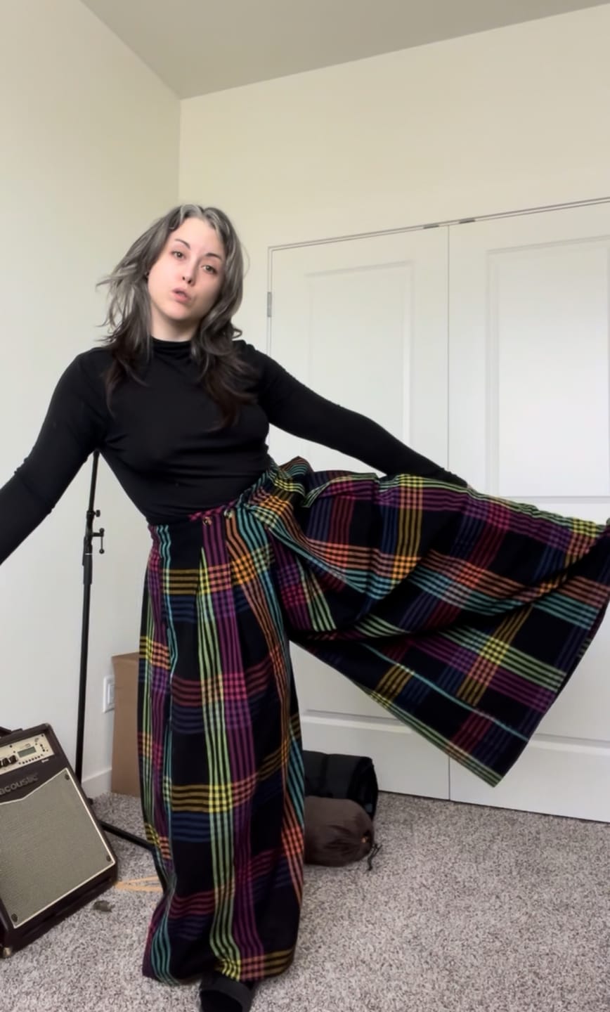 Customer photo review of FRIDA PANTS | FIREFLY CHEX