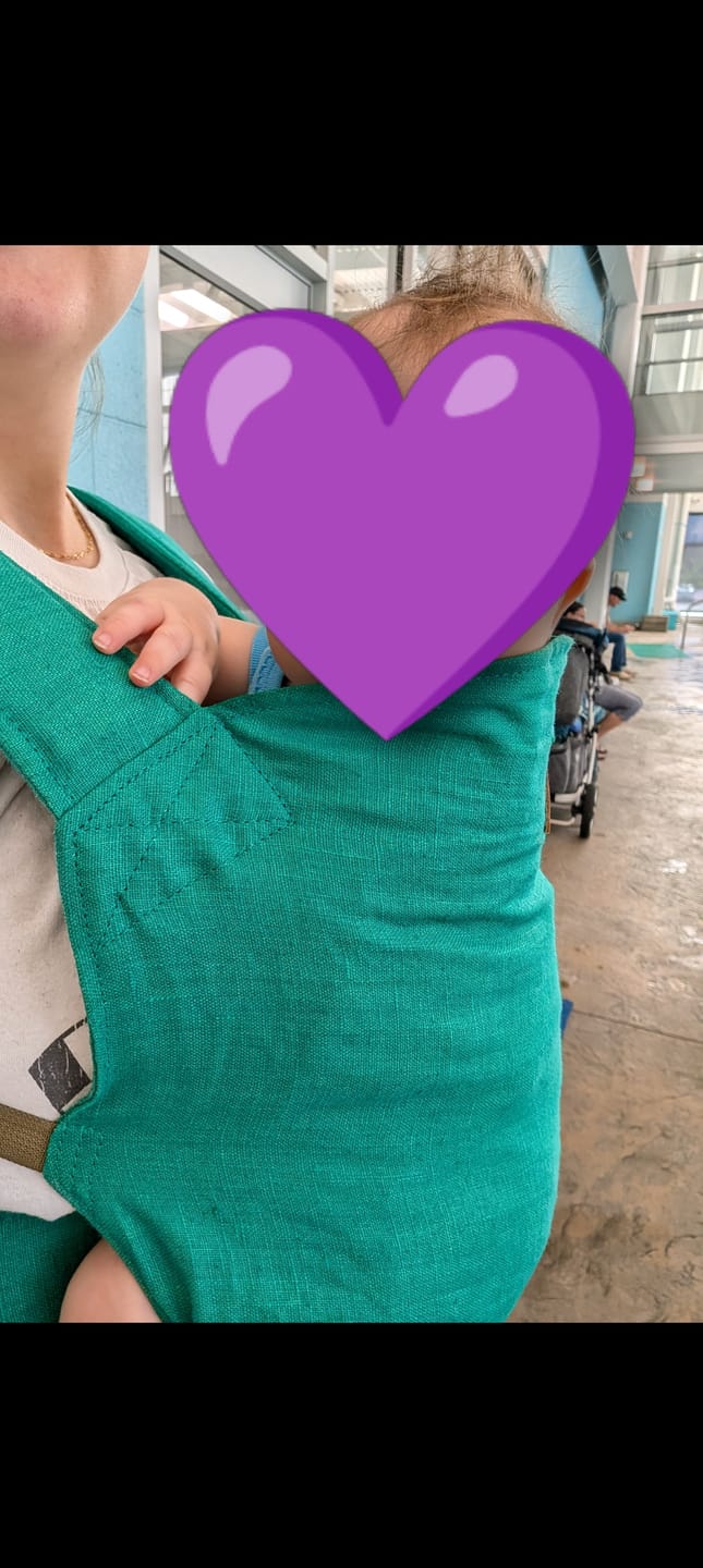 Customer photo review of Happy Baby Original Baby Carrier