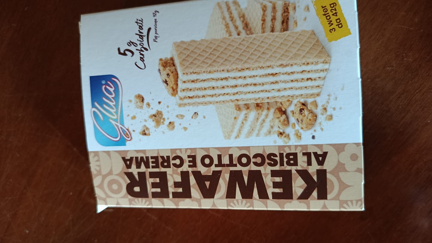 Customer photo review of Kewafer ai biscotti e crema