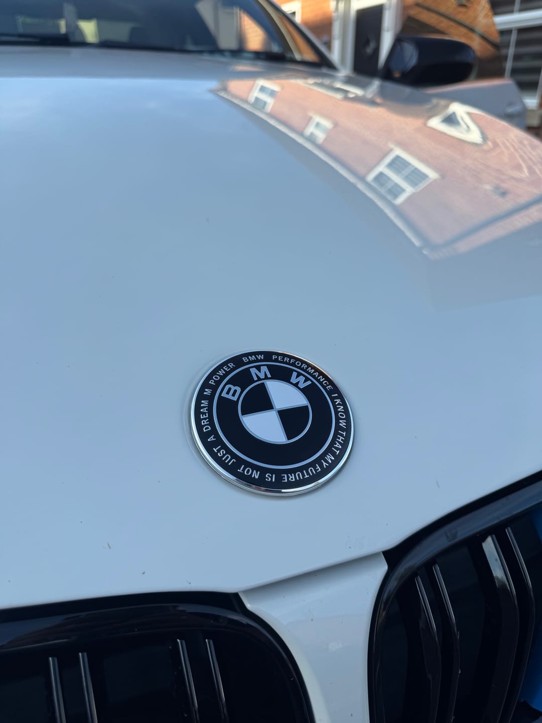 Customer photo review of BMW 50TH ANNIVERSARY EMBLEM BADGES - BLACK & WHITE