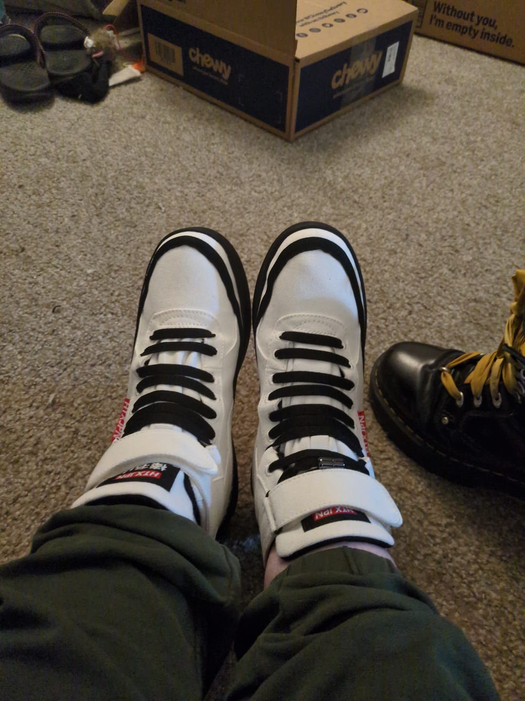 Customer photo review of HTXJPN Fuji3 High Top Sneakers