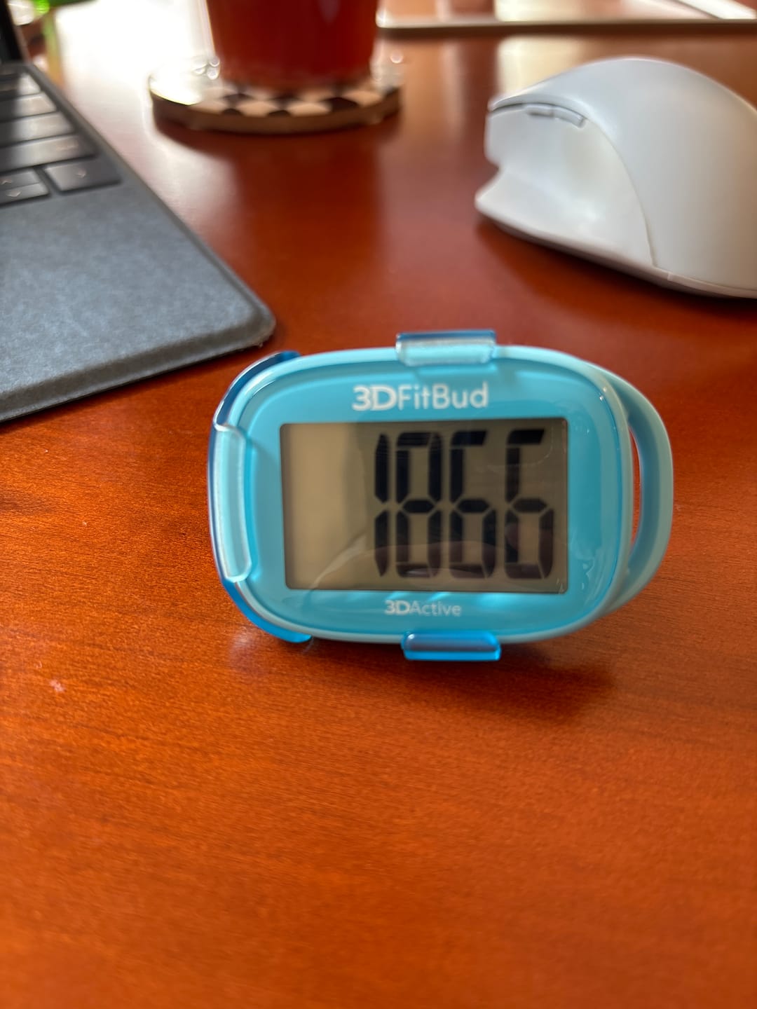 Customer photo review of Pedometer - 3DFitBud Simple Step Counter