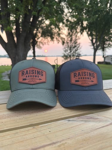 Customer photo review of Premium Custom Leather Patch Hats (Wholesale)