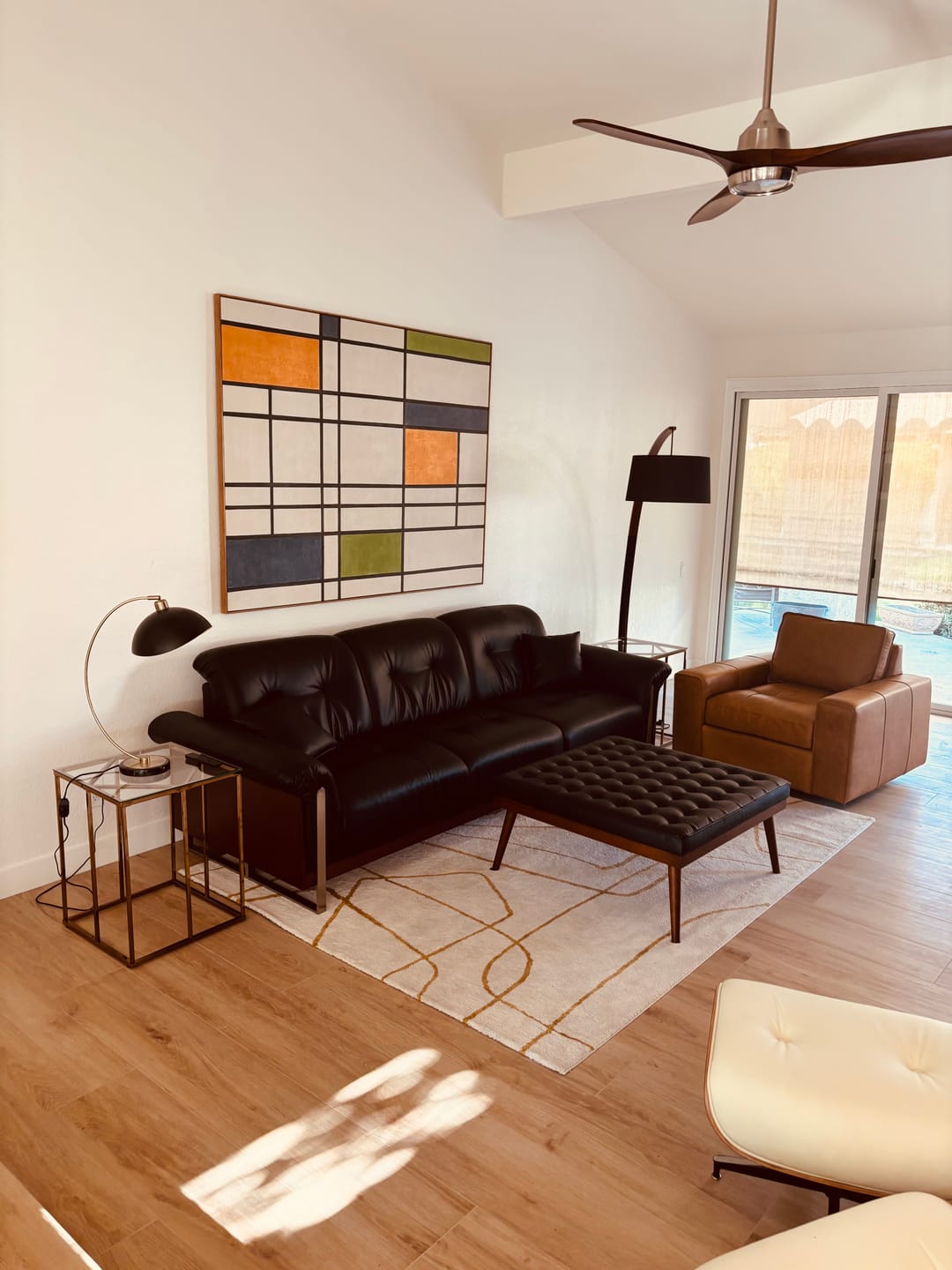 Customer photo review of Geometric Canvas Art #GE014