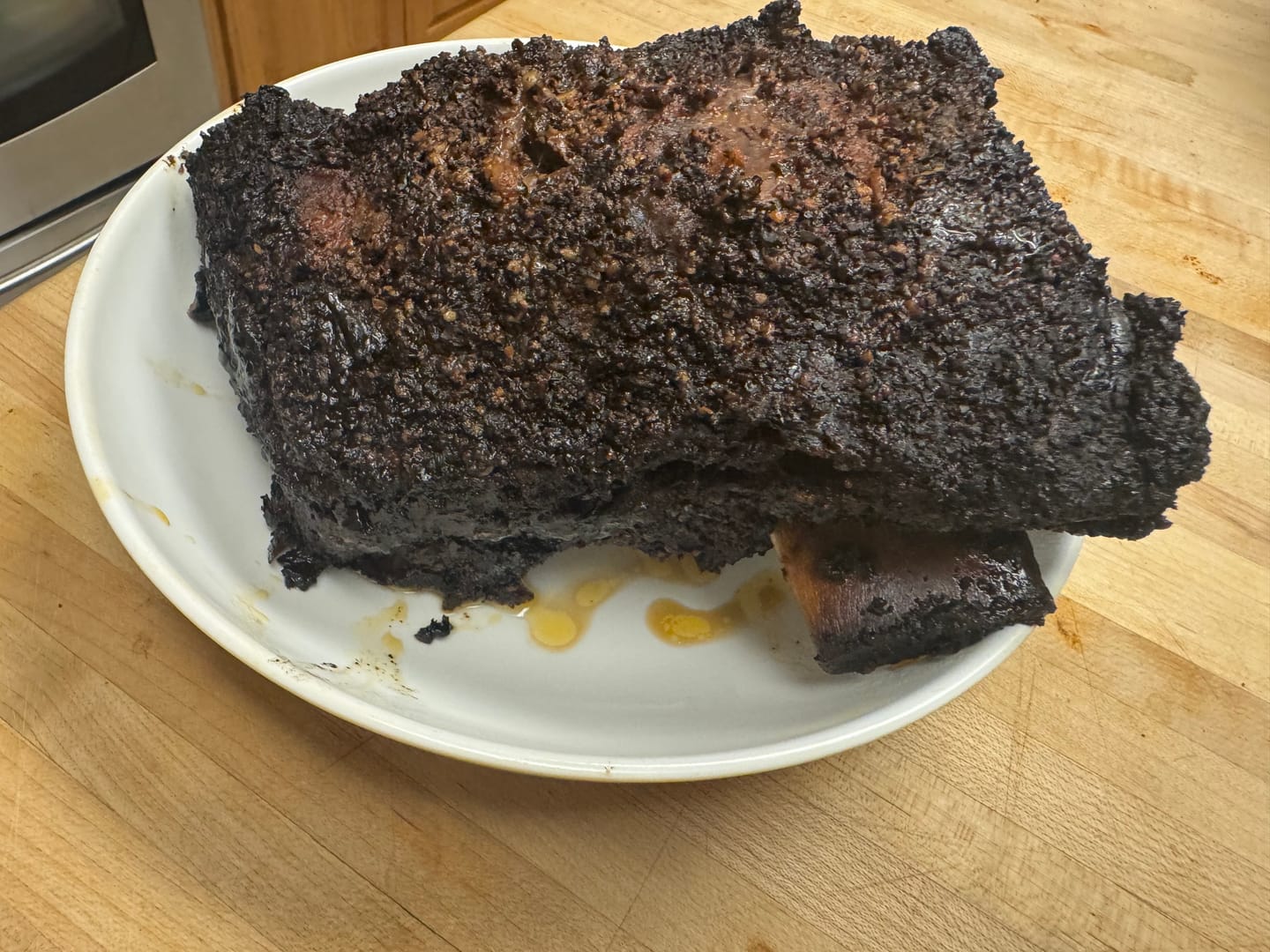 Customer photo review of Buy 2 Beef Plate Ribs, Get 1 FREE + Holy Cow Seasoning
