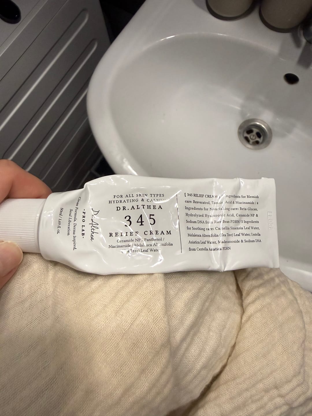 Customer photo review of Nomierinošs krēms ar resveratrolu Dr. Althea 345 Relief Cream