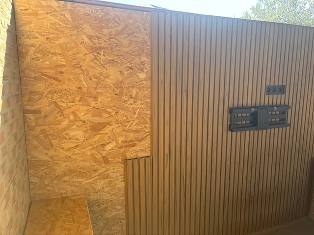 Customer photo review of Buitenpanel Berk 290cm | Gevelbekleding | Aku Woodpanel