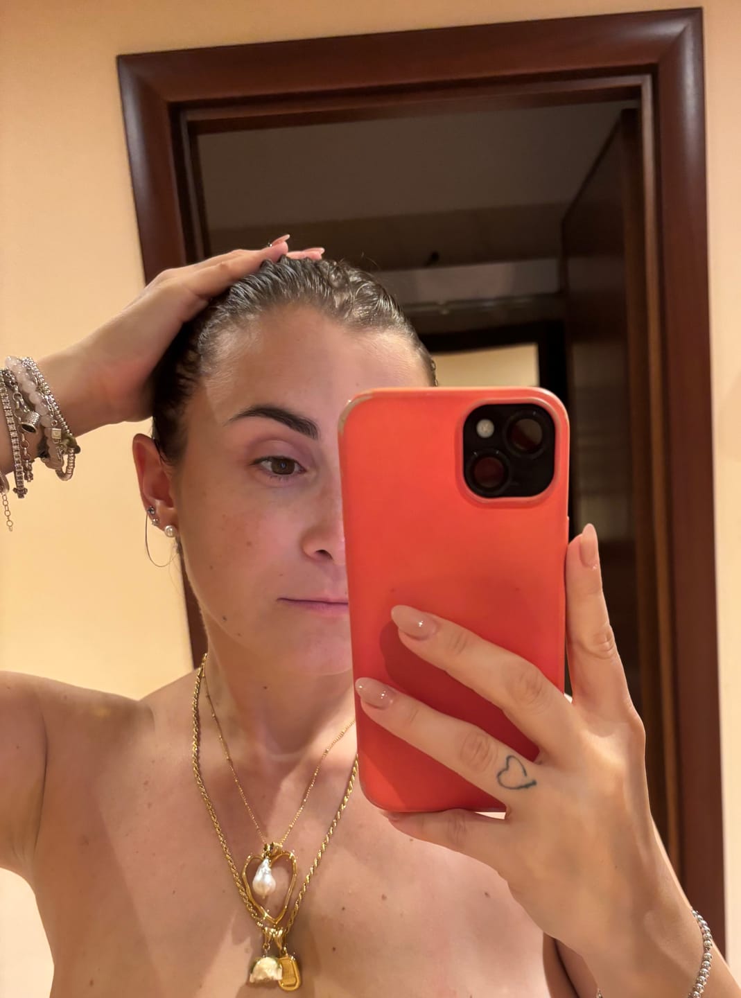Customer photo review of Ciondolo "Cuore Leggero"