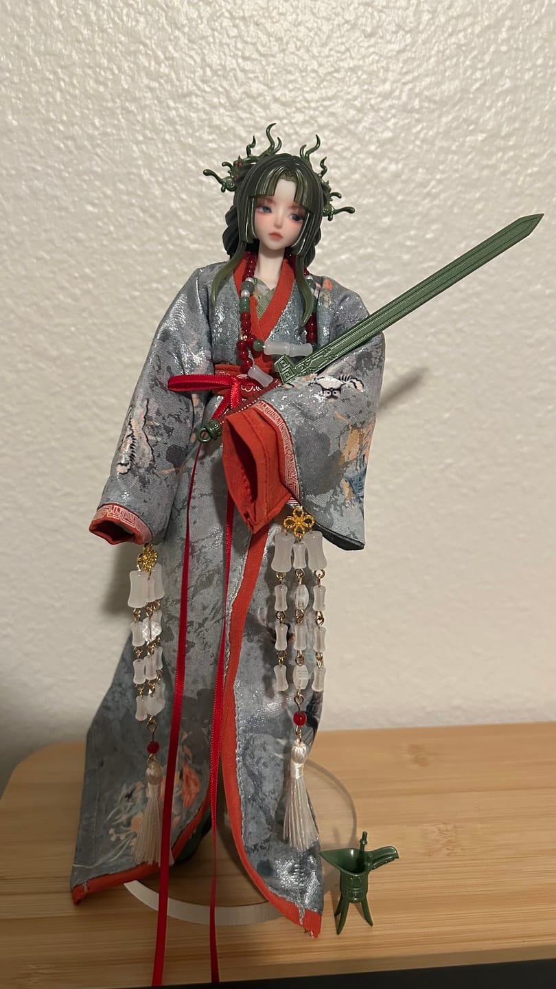 Customer photo review of A Thousand Years of Romance and Beauty Series Special 1/6 Action Figure BJD Blind Box