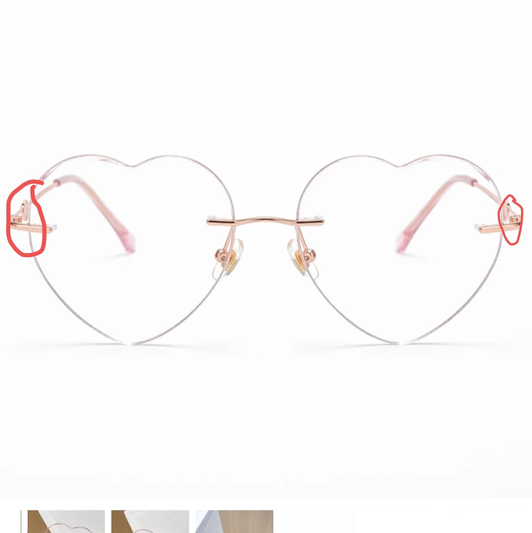 Customer photo review of Lovie Eyeglasses