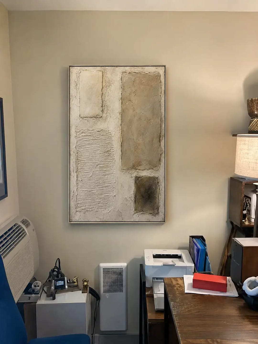 Customer photo review of Organic Stratum Relief Painting