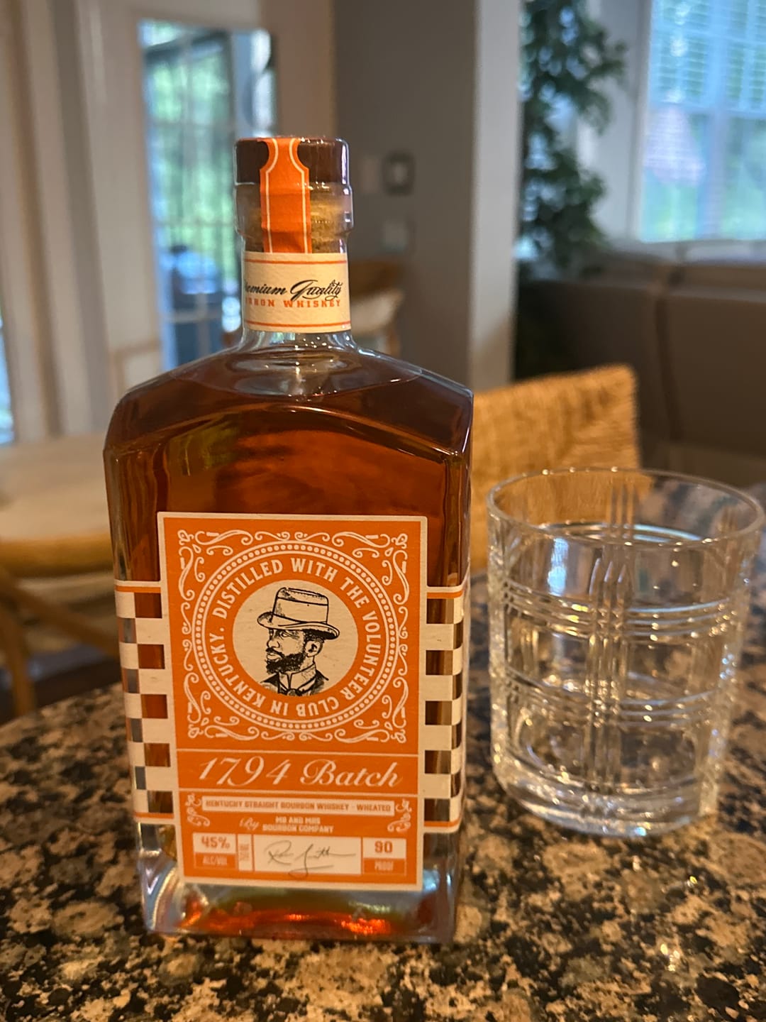 Customer photo review of The Vol Club "1794 Batch" Bourbon
