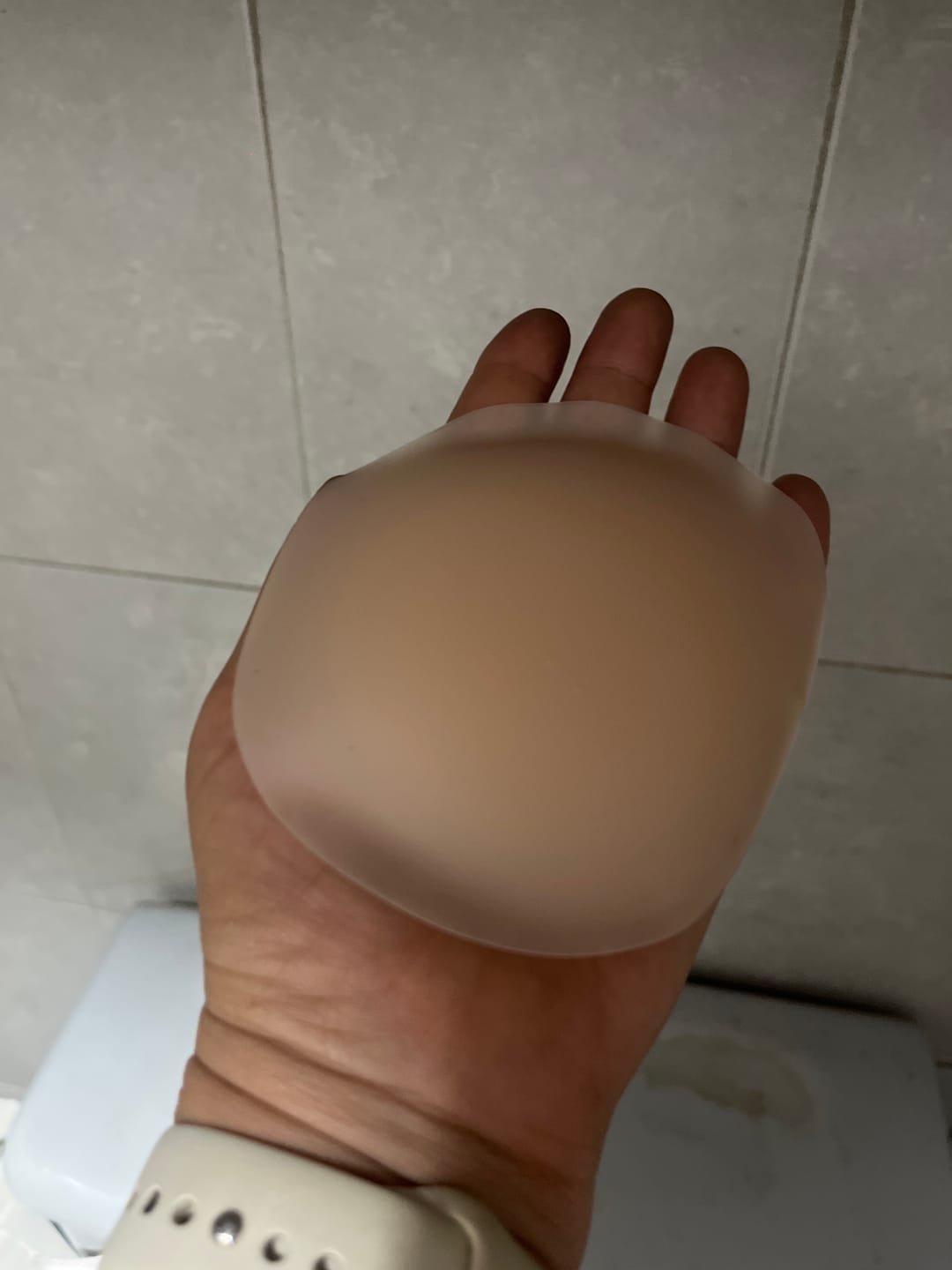 Customer photo review of Pezoneras Círculos sin Adhesivo