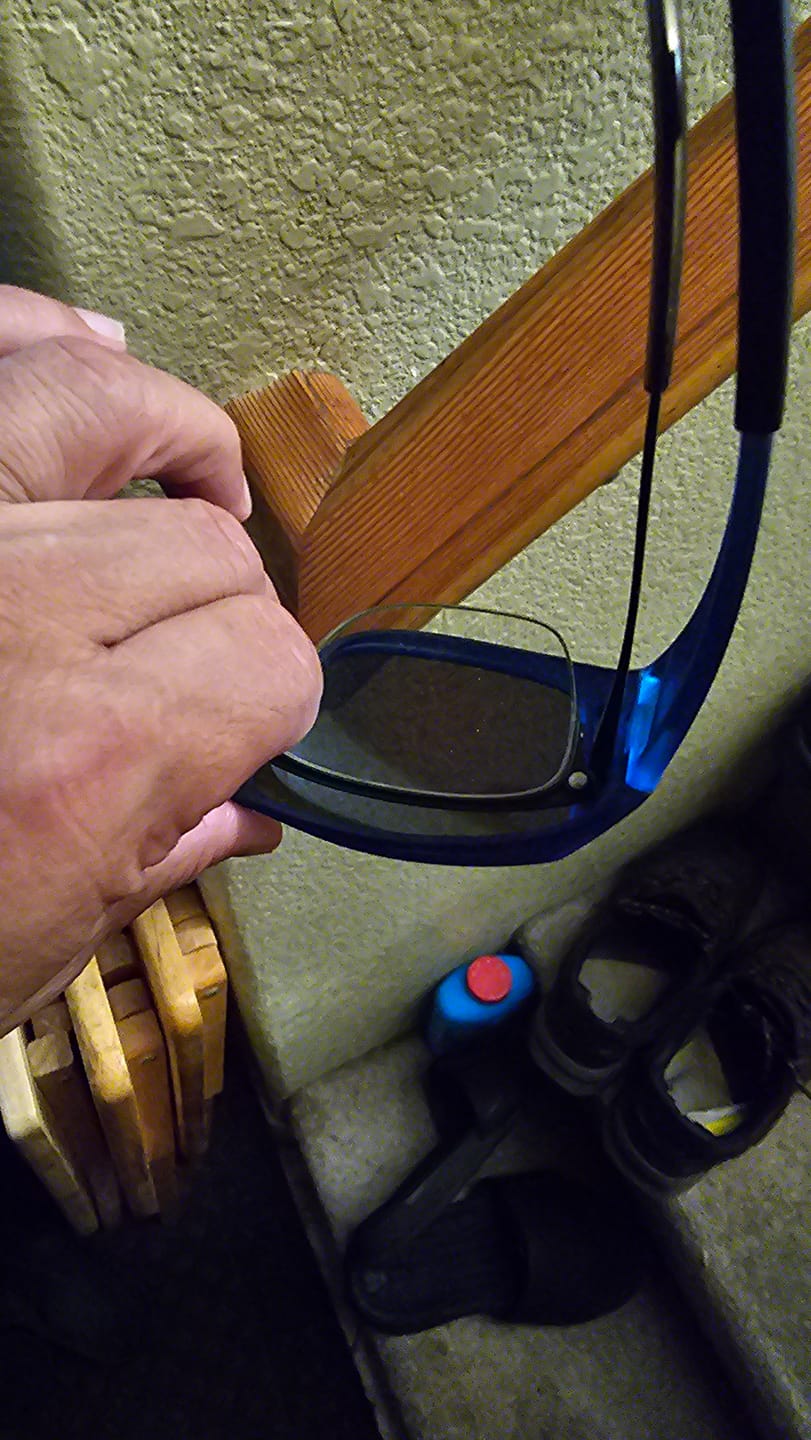 Customer photo review of OverShade™ Polarized Fit-Over Sunglasses