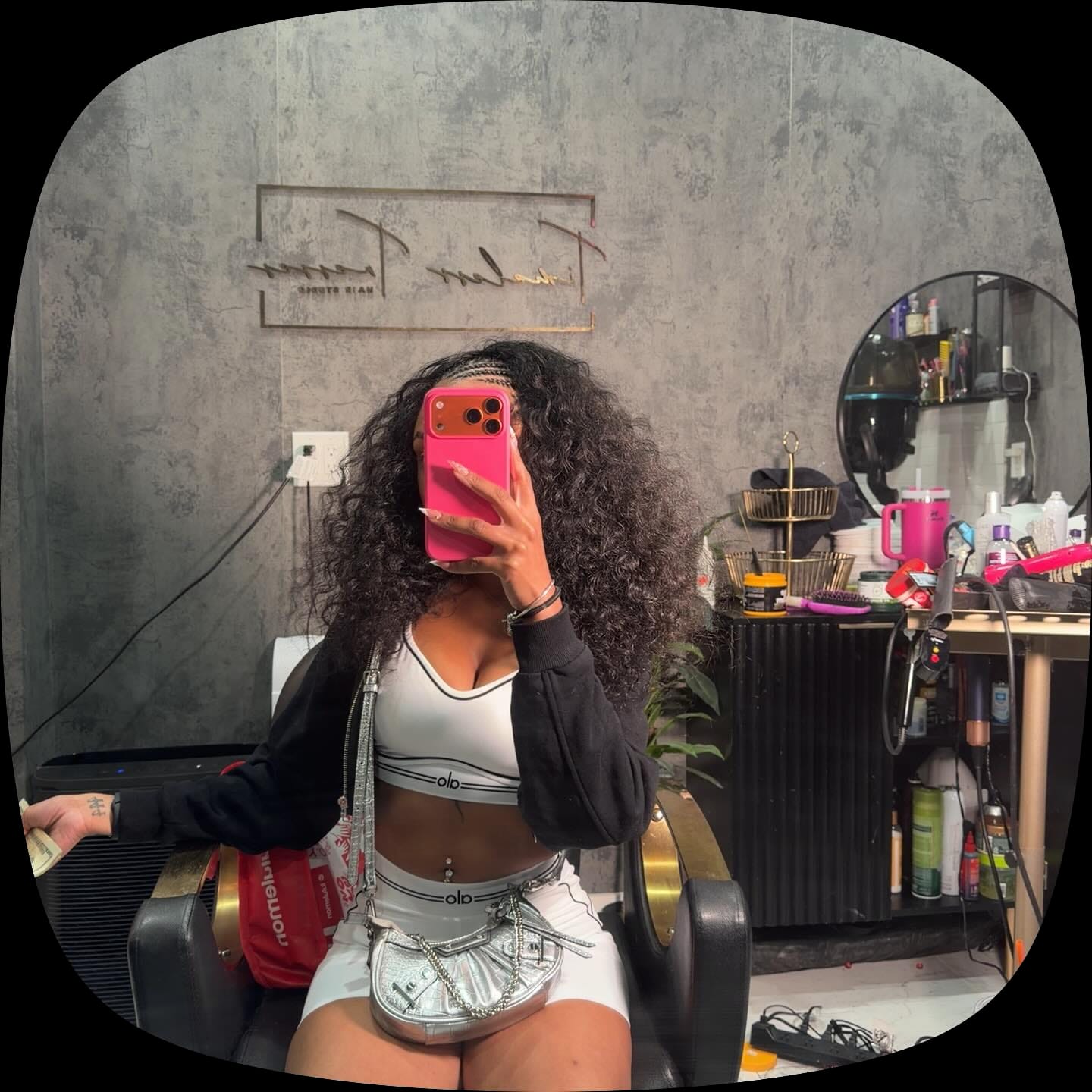 Customer photo review of Curly Blossom 2.0