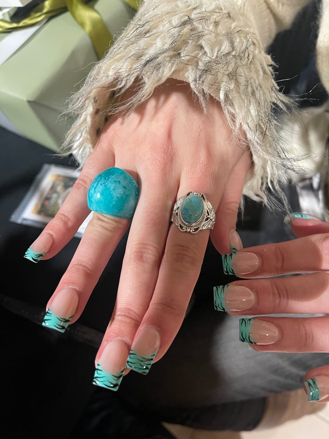 Customer photo review of Wild Thing Turquoise Ring