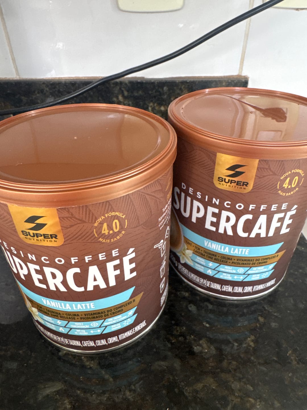 Customer photo review of Supercafé Vanilla Latte