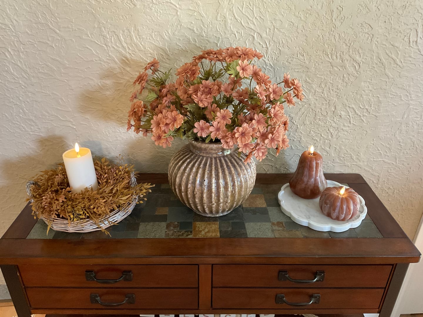 Customer photo review of Flameless Autumn Candle