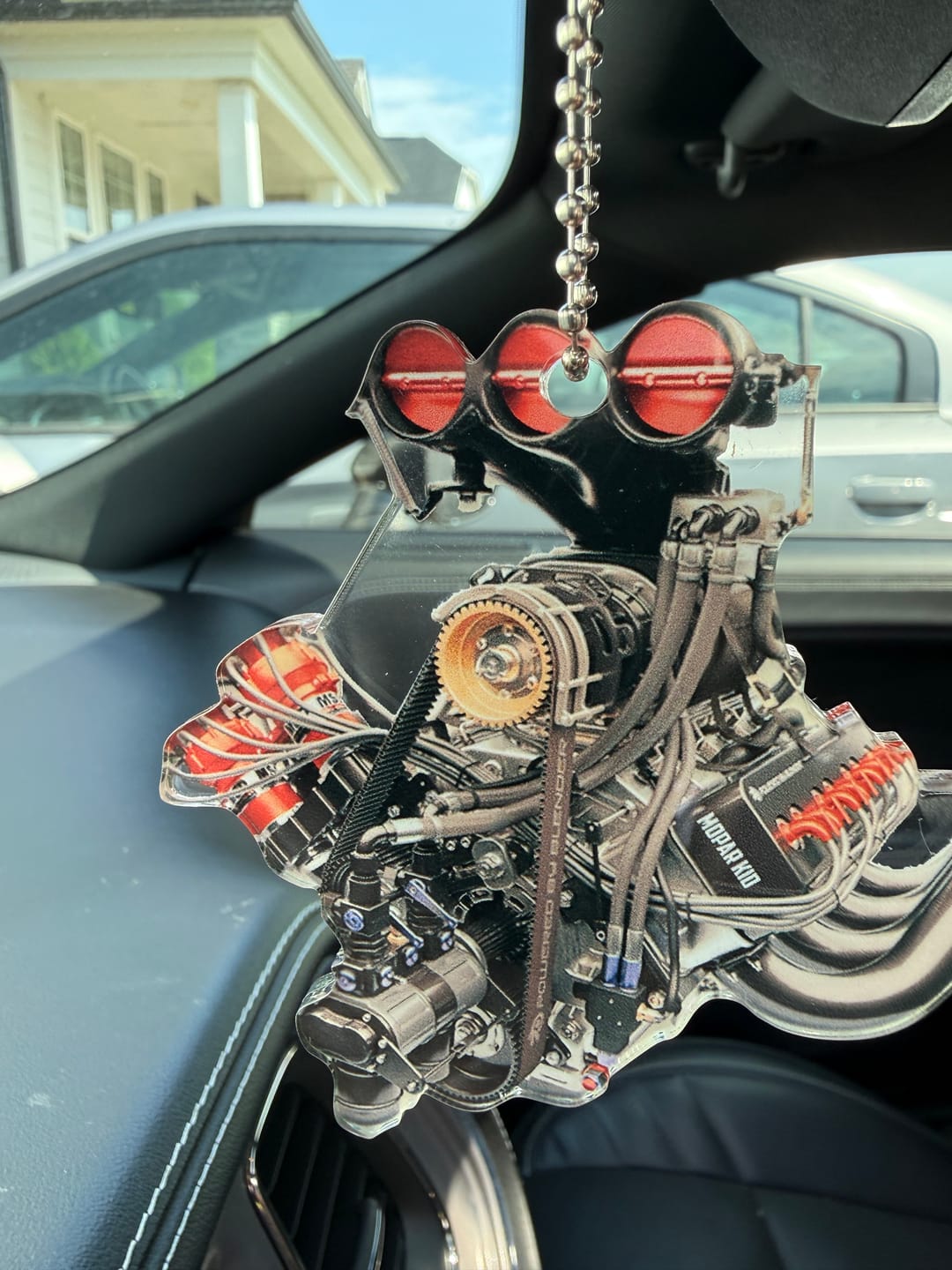 Customer photo review of Drag Racing Hot Rod V8 Engine - Personalized Drag Racing Car Hanging Ornament - Gift For Racing Lovers