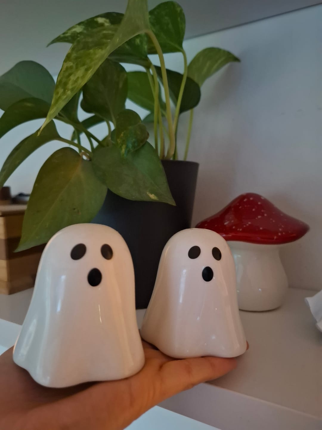 Customer photo review of Geister Salz- & Pfefferstreuer – Süßes Spooky-Set