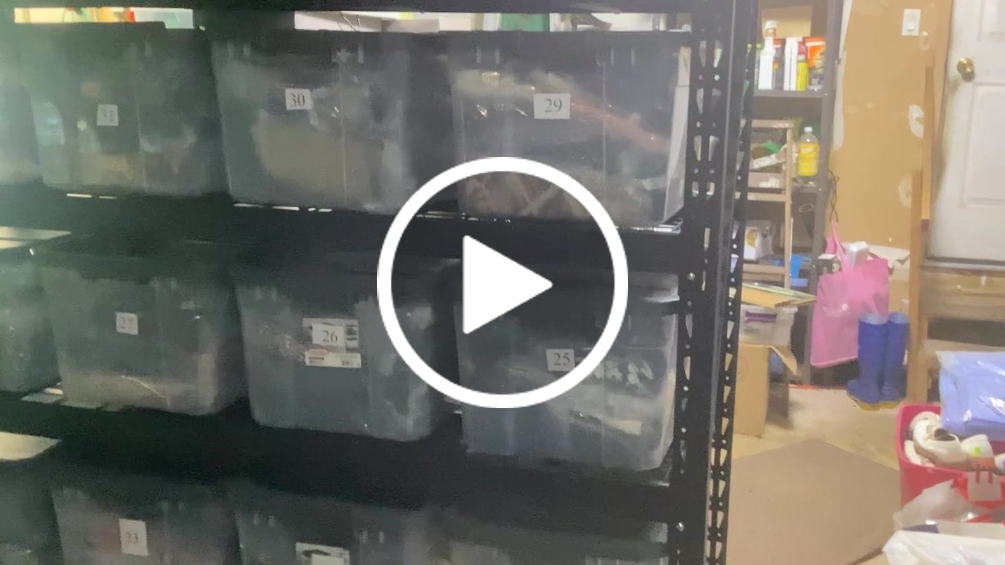 Customer video review of REIBII 77.2" W Industrial Heavy-Duty Garage Shelving,4-Tier Adjustable Steel Storage Shelves for Garage,Warehouse,Basement