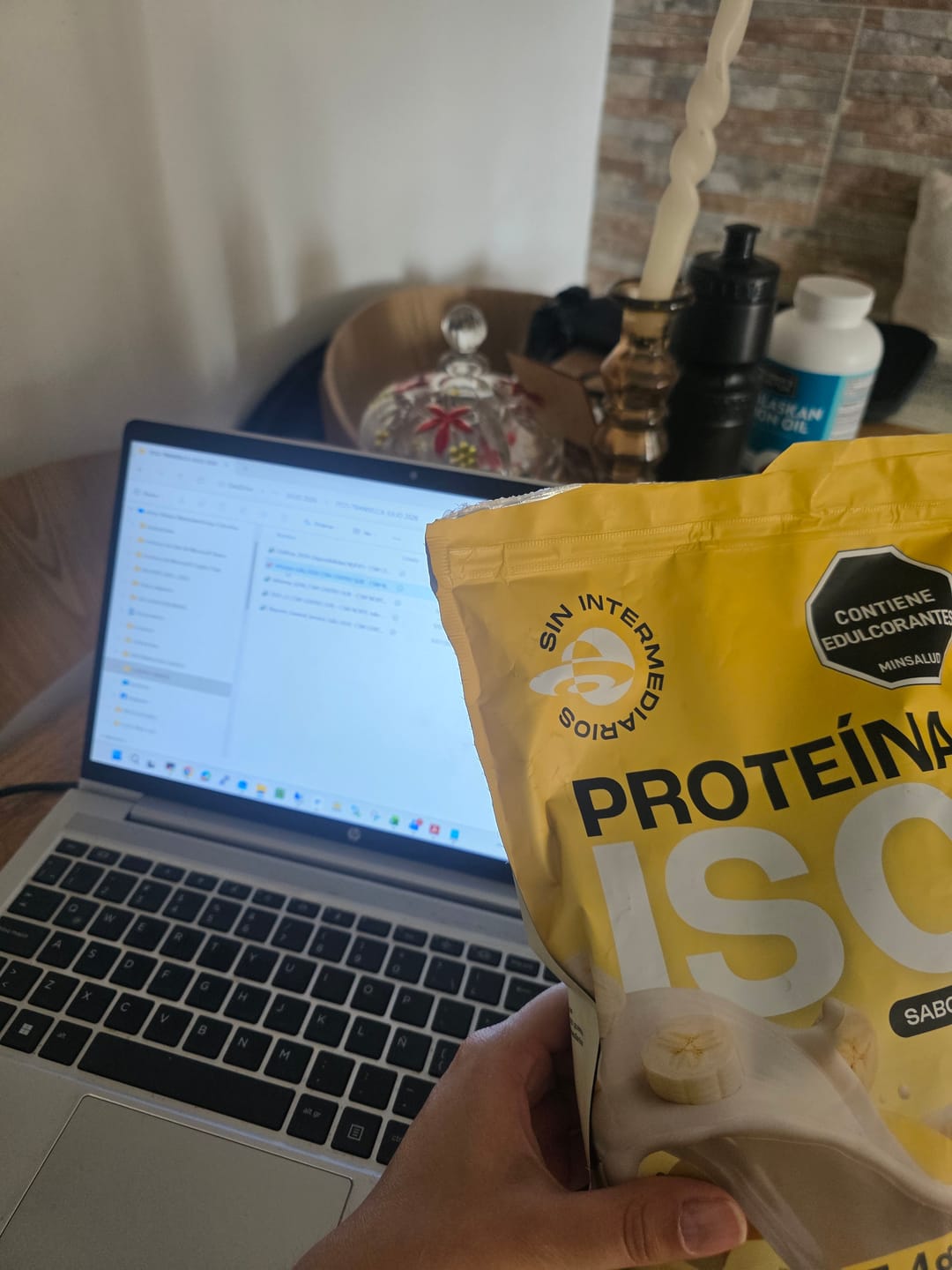 Customer photo review of Proteína Aislada ISO - Banano