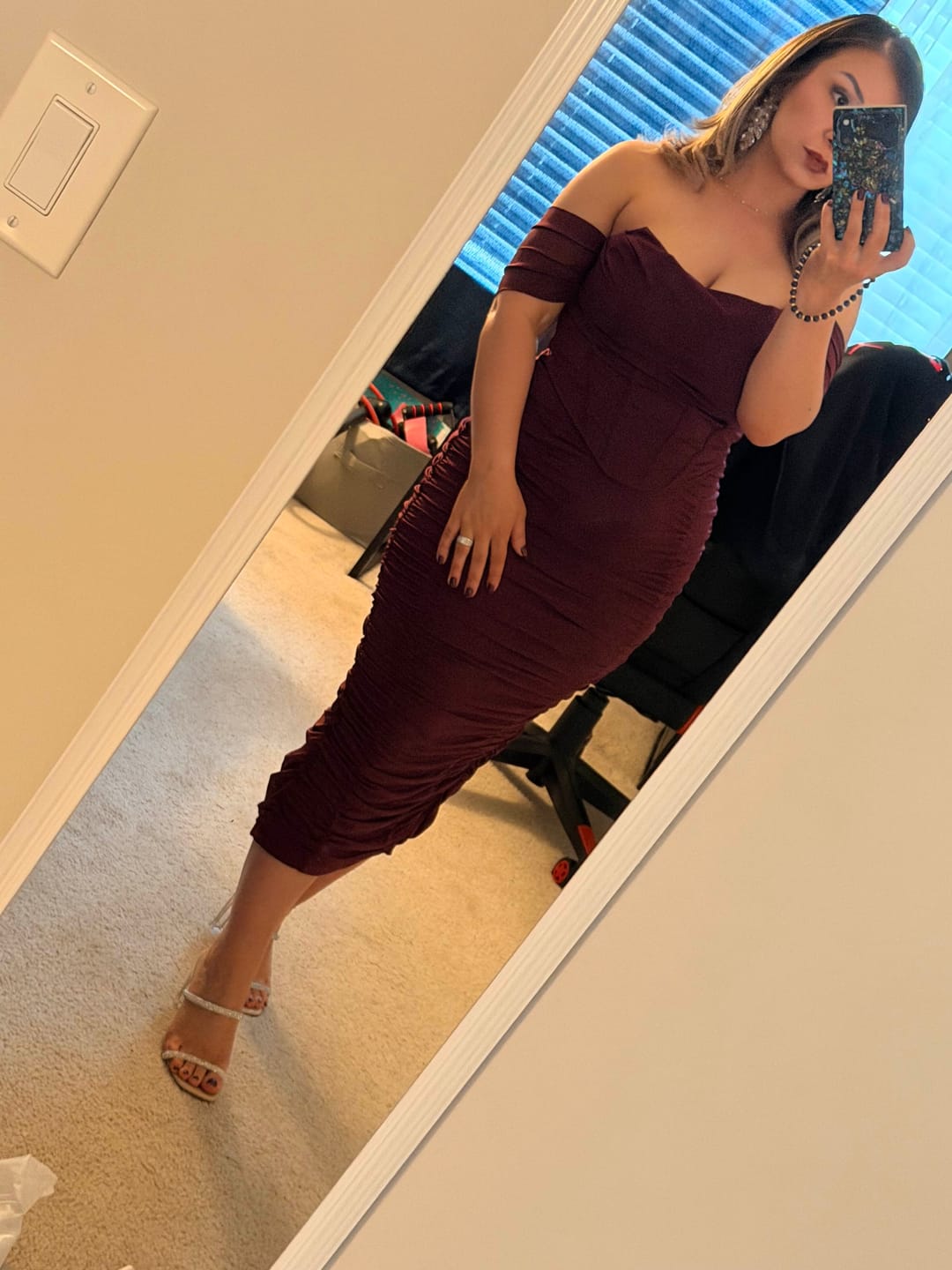 Customer photo review of Scarlett Midi Dress