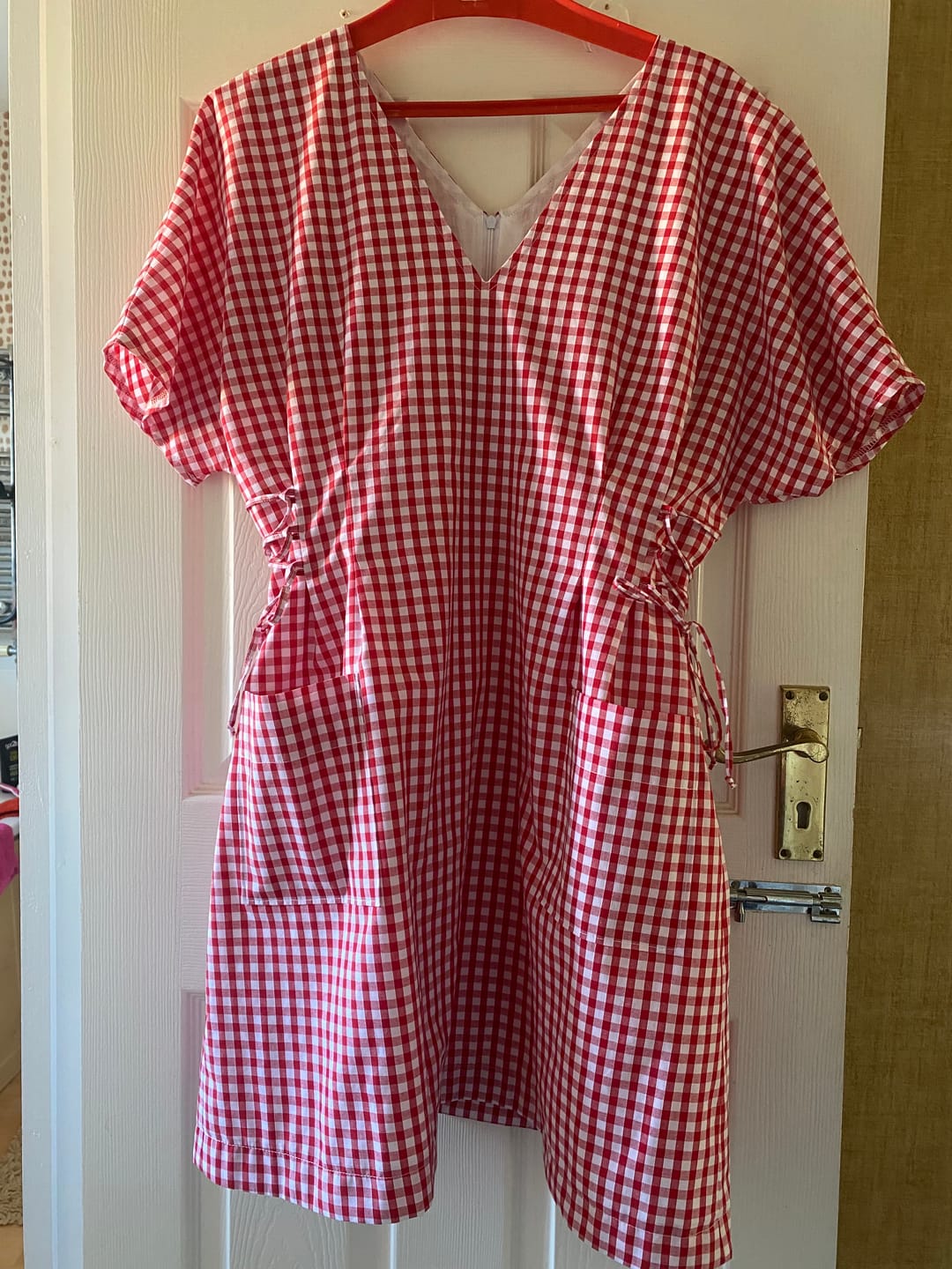 Customer photo review of 1/4 inch Gingham Polycotton Fabric
