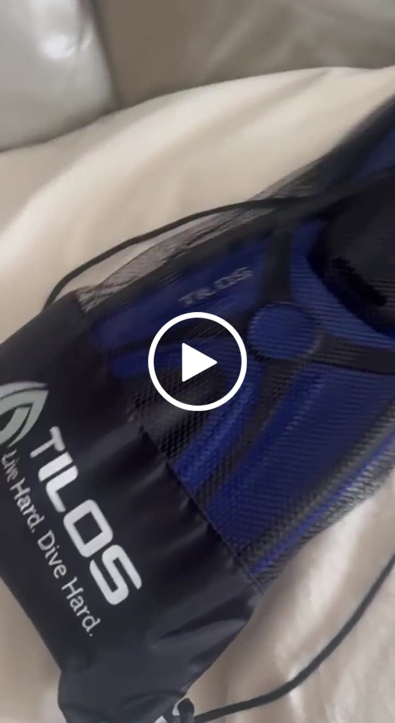 Customer video review of Tilos Aubade Open Heel Fin