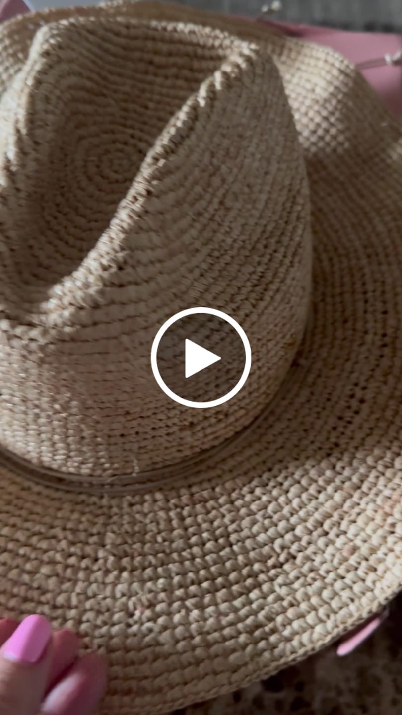 Customer video review of Miumiu Straw Cowboy Hat 221066
