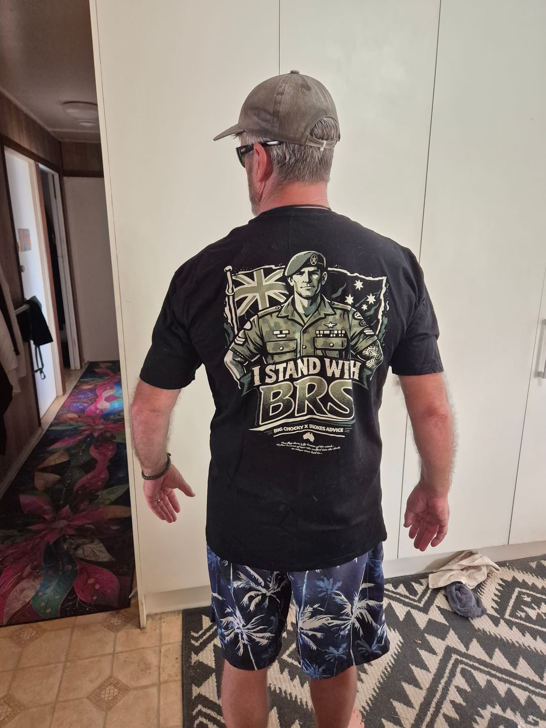 Customer photo review of Big Chocky | Stand With BRS Tee