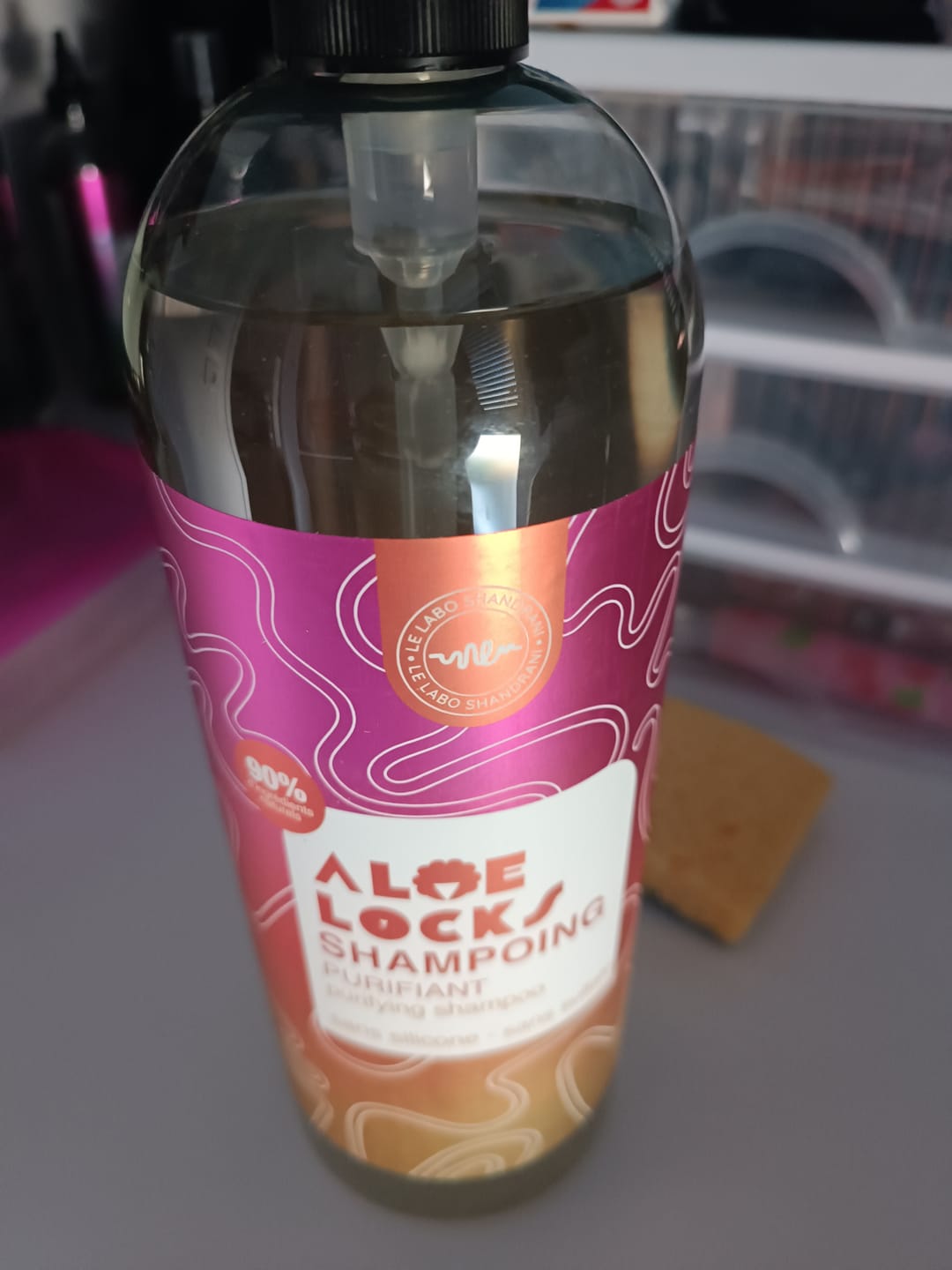 Customer photo review of Aloé Locks - Shampoing Purifiant 1L - Format Familial