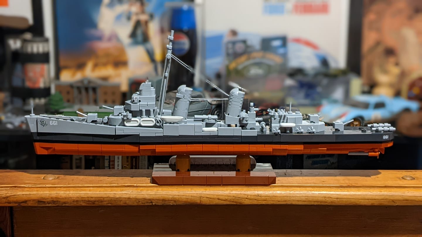 Customer photo review of COBI USS Kidd DD-661 Destroyer: Set #4866