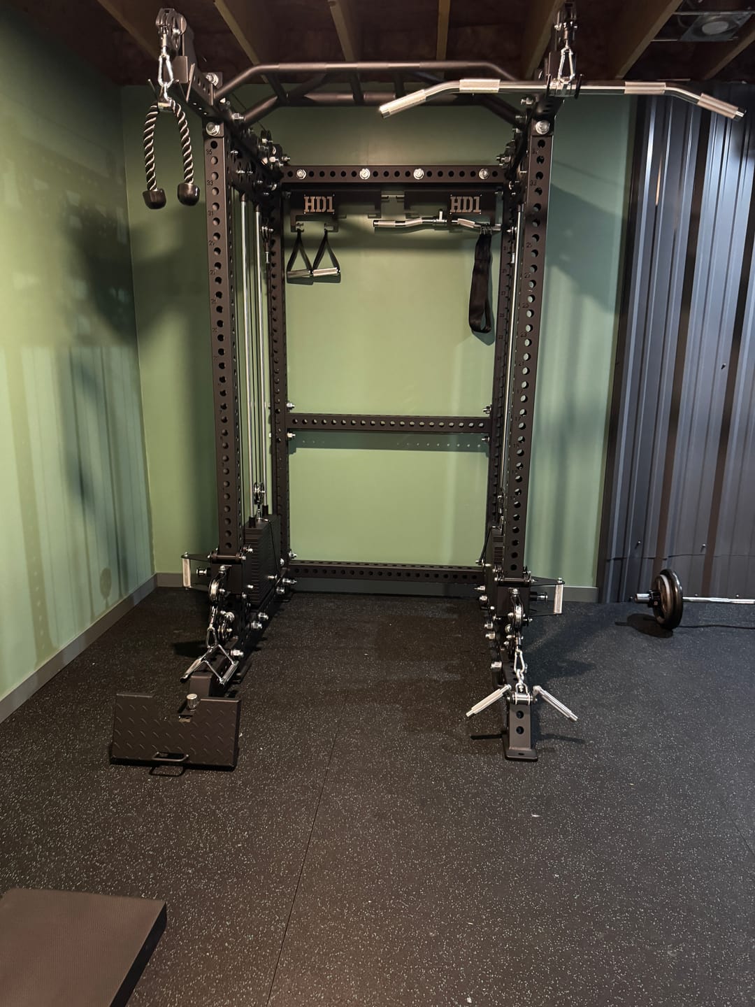 Customer photo review of HD1 Squat Rack Functional Trainer