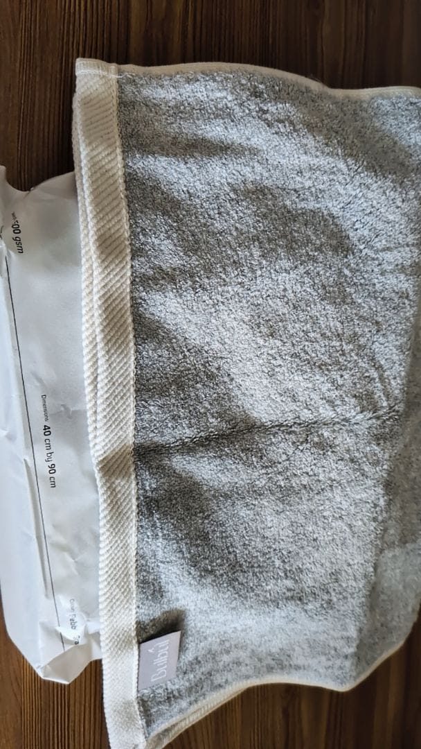 Customer photo review of Premium Copper Hand Towel | Antibacterial